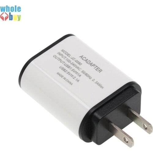 High quality 2 Port Charger 5V 2A EU US Plug Wall Mobile Phone Charger Portable Charge For iPhone Samsung 200pcs/lot