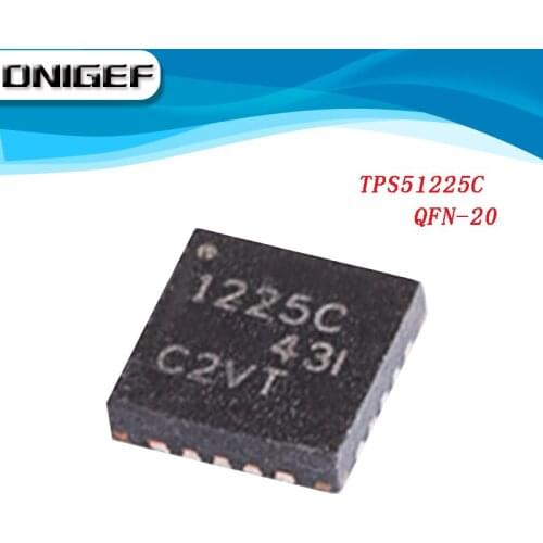 1piece)NEW TPS51225C 1225C TPS51225 51225C 51225 TPS51225CRUKR QFN-20 QFN Chipset