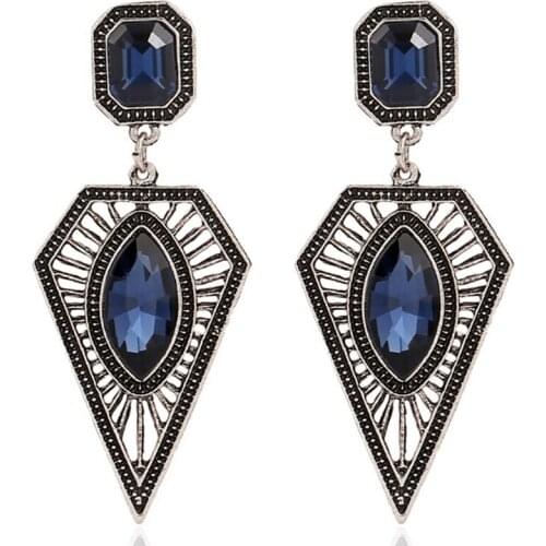 2021 Classic Tin Earing Aretes Brincos New Bracelet Alloy Exports Brand Fashionable Joker Auger Geometric Earrings Women