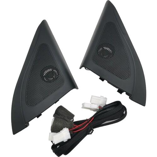 Fits for Hyundai ix25 CRETA Speakers Tweeter car Styling Audio Trumpet Head Speaker ABS Material Triangle Speakers Tweeter