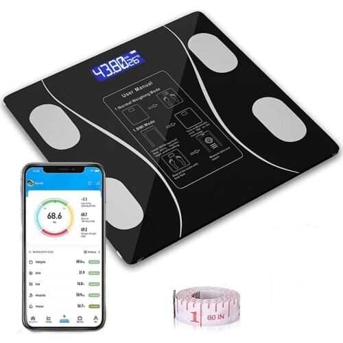 Bluetooth Body Scale Bathroom Scales BMI Body Weight Scale Smart Digital Electronic Scale Body Composition Analyzer