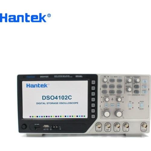 Hantek DSO4102C Digital Multimeter Oscilloscope USB 100MHz Bandwidth 2 Channels Handheld Osciloscopio Portatil Logic Analyzer