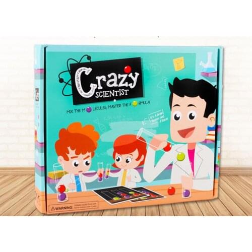 Kids Pretend Play Scientist Remove Ball Tubes Board Game Kit Intellectual Toy