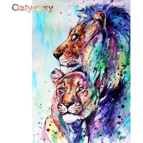 GATYZTORY No Frame DIY Painting By Numbers Pink Flowers Home Decoration Wall Art Picture Acrylic Paint On Canvas Gift 40x50cm