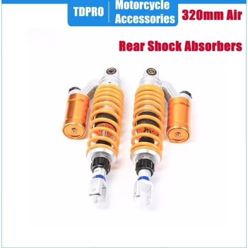 Pair 12.60" 320mm Motorcycle Rear Shock Absorbers Air Suspension For Honda CT70 Yamaha Suzuki