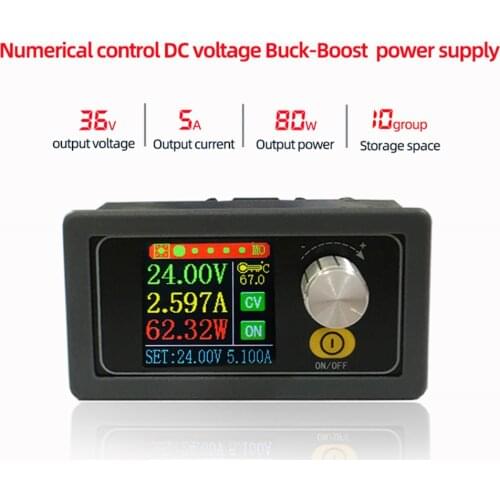 XYS3580 XYS3580-W DC DC Buck Boost Converter CC CV 0.6-36V 5A Power Module Adjustable Regulated Laboratory Power Supply Variable