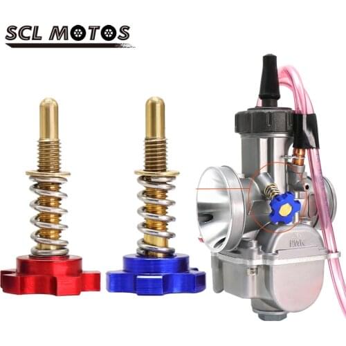 SCL MOTOS 1PC Universal Motorcycle PWK Carburetor Air Adjusting Screws Idle Mixture Fuel Ratio Adjusting Screw Carb Accessories