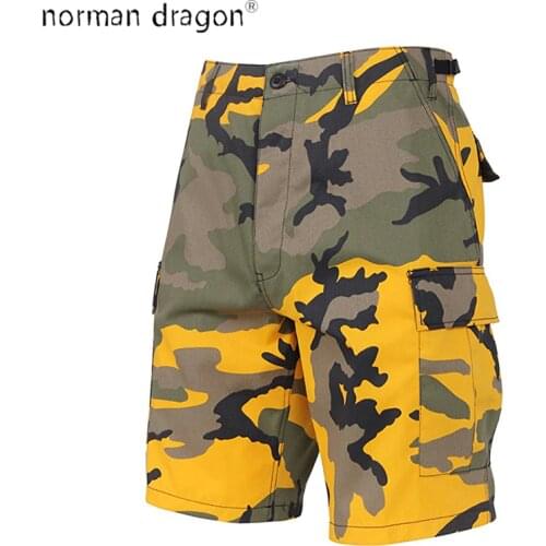 Yellow camo 8 Color Available board short Cool ladies high waist grils women cotton summer clothes 2018 workout shorts cargo