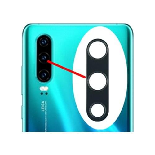 Back Rear Main Camera Glass Lens Cover with Adhsive Glue For Huawei P30 / P30 Pro