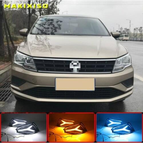 LED DRL Daytime Running Light Daylight Fog lamp For Volkswagen VW Jetta 2017-2019