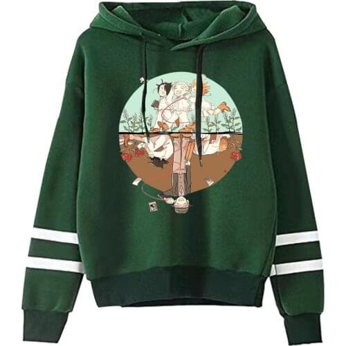 2021 Japanese Anime the Promise Neverland Around Hooded Autumn Long Sleeves Kawaii Hoodies