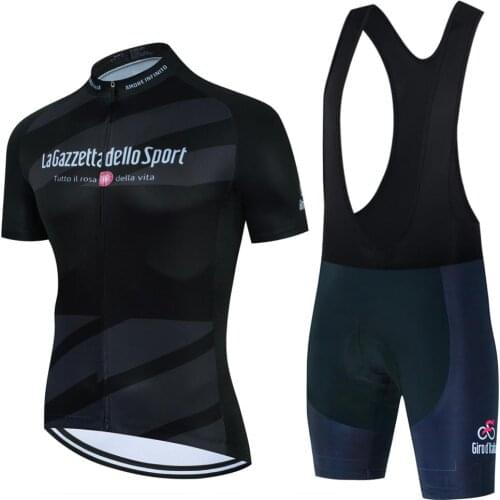 2022 Tour Of Italy Cycling jersey Sets Mens Cycling Clothing Summer Short Sleeve Quick-dry MTB bike suit Ropa Ciclismo estivo