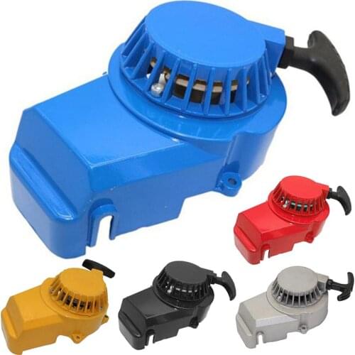 Universal 2 Stroke 49CC Aluminium Mini Off-Road Motorcycle Aluminum Hand Pull Starter Motorcycle Accessories