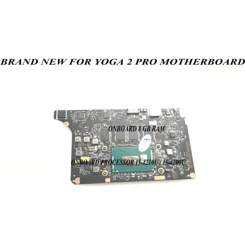 BRAND NEW. AVAILABLE. VIUU3 NM-A074 MAINBOARD FOR Lenovo YOGA 2 PRO LAPTOP MOTHERBOARD,PROCESSOR I5-4210U / I5-4200U 8GB RAM