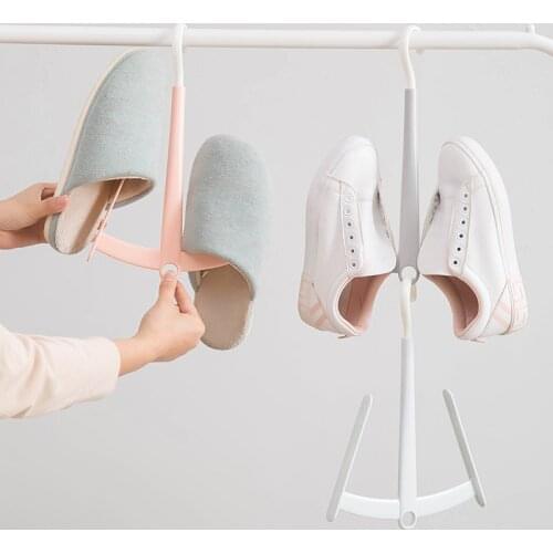 Rotatable Shoe Drying Rack Balcony Shoe Drying Rack Small Drying Rack Indoor Shoe Drying Windproof Shoe Rack