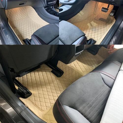 Custom special car floor mats for Right Hand Drive Toyota Land Cruiser 100 2007-1998 5 seats waterproof carpets for LC100 2004