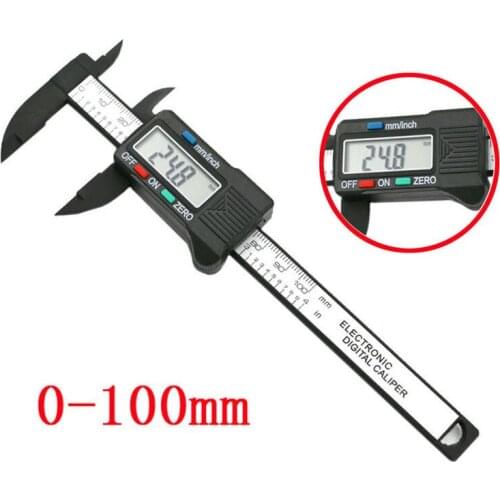 0-100mm Electronic Digital Vernier Caliper Gauge Measuring Tool Measuring Calibre for jewelry measurement Digital Ruler trammel