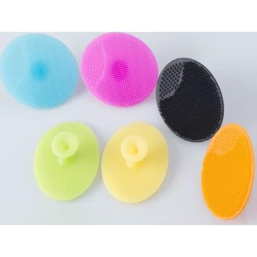 1PCS Silicone Cleansing Face Beauty Brush Baby Shampoo Bath Brush Women Morning Makeup Washing Face Cleaning Tools