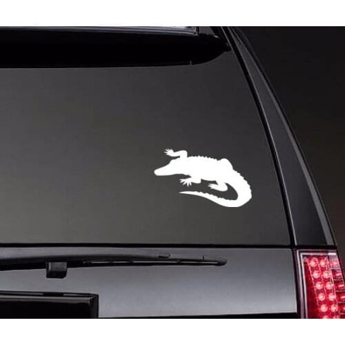 Alligator Crocodile Car Body Stickers Window Door Decal Funny Top Quality ZP0251