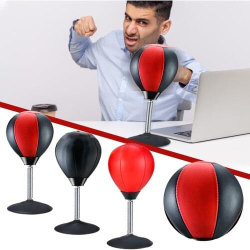 Punching Bag with Suction Cup Stress Buster Desktop Punching Bag Boxing Punching Bag for Stress Relief Gifts for Women Men 2021
