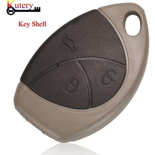 Kutery Remote Car Key Shell For Toyota Truguard 3 Buttons Replacement Car Key Case Fob Cover