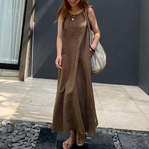 Clocolor Solid Summer Dresses