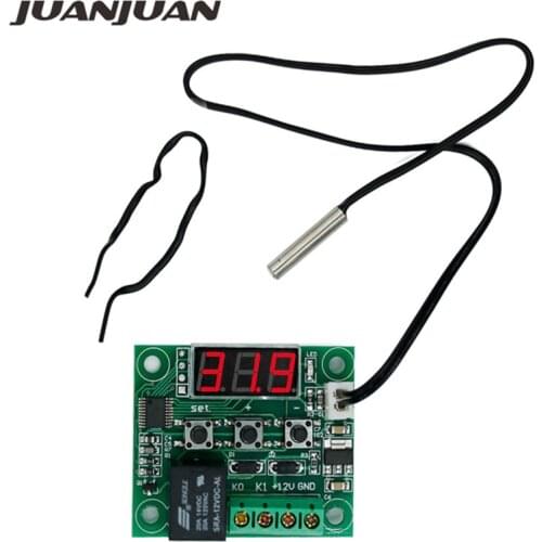 BY dhl/fedex 100pcs/lot W1209 DC12V Mini thermostat Temperature controller Incubation thermostat temperature control switch 20