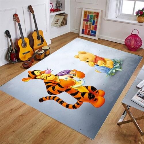 Disney Kids Play Mat 160x80 CM Cartoon Non-slip Rug Children Room Carpet Nordic Girl Bedroom Living Room Blanket Baby Game Mat