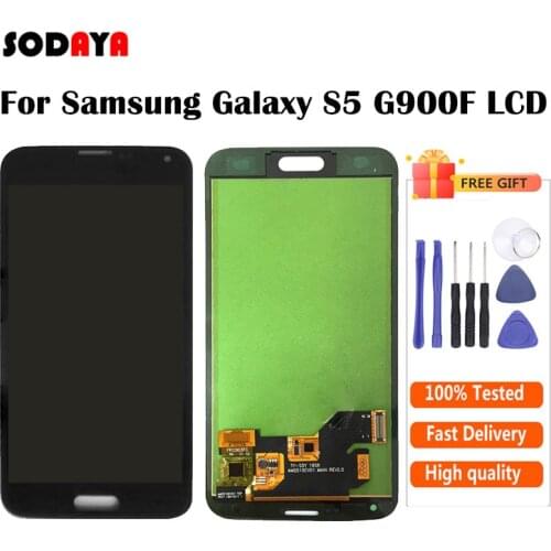 For Samsung Galaxy S5 G900F LCD Display Screen i9600 G900 G900A G900T G900FD LCD with Touch Digitizer Assembly For Galaxy S5 LCD