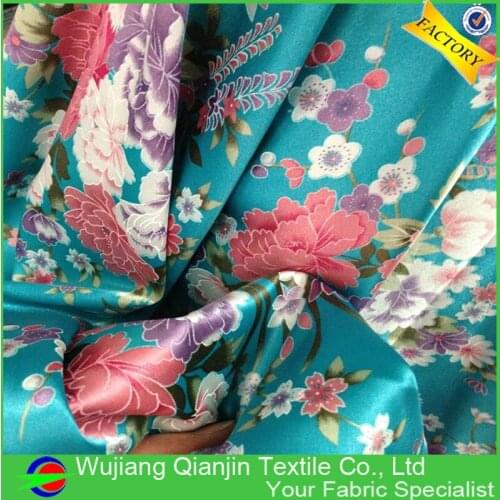 150cm Width Polyester Spandex Stretch Designer Floral Fabrics