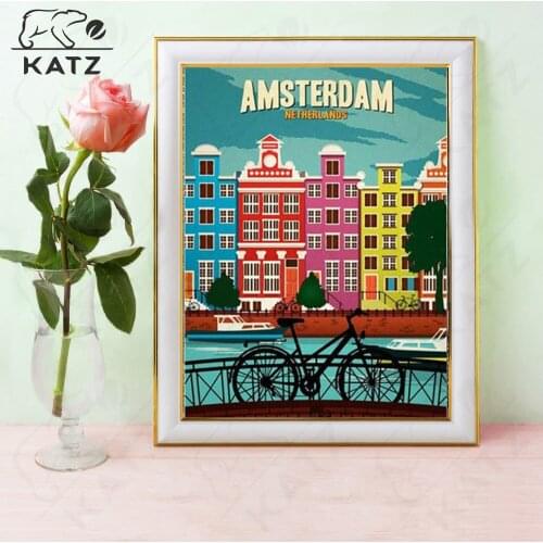 City Landscape Diamond Painting London Attractions Embroidery Crossing Diy Oil Painting Mosaic Gift Cross Stitch Home Decoration