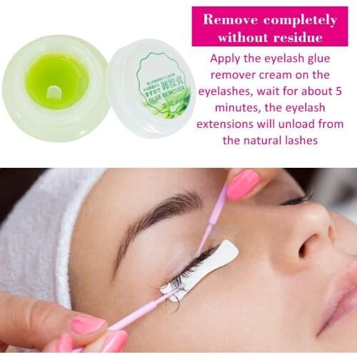 10g Professional Grafting False Eyelash Cream Remover Eyelash Extensions Tool Gentle And Non-irritating Jelly Remover