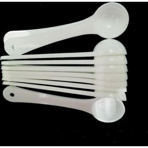 1G Professional Plastic 1 Gram Scoops Spoons For Food Milk Washing Powder Medcine White Measuring Spoons LX8083