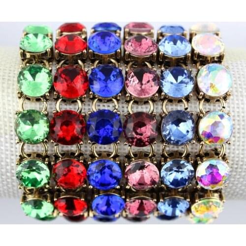 Fashion Glass Dot Stone Bracelets