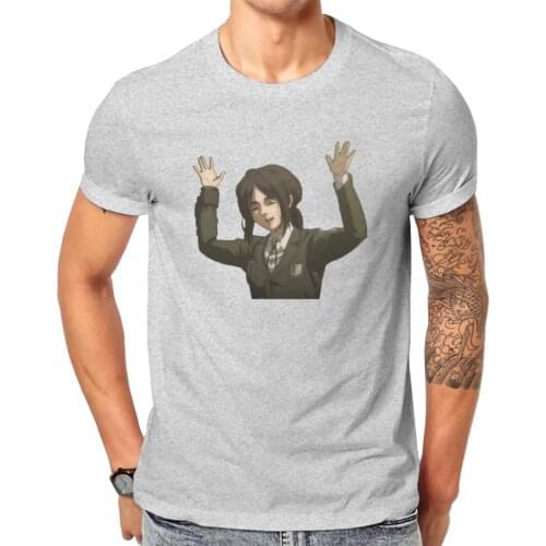 Men Attack in Titans - Pieck Finger Anime Erwin Erwin Smith Novelty Classic O collar T-shirts