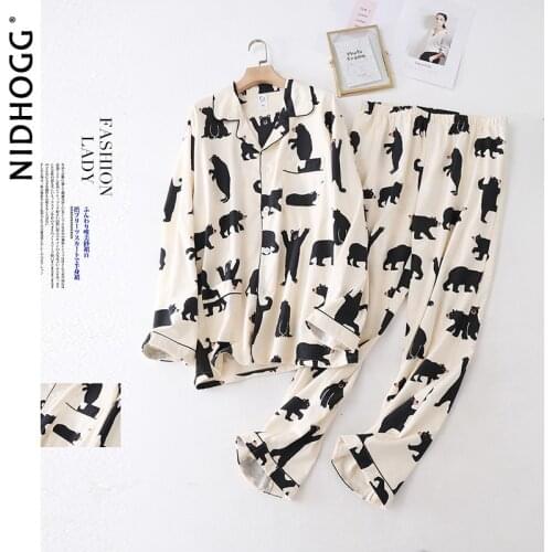 Mens Pajamas Autumn and Winter Brushed Fabric Long-Sleeved Plus-sized Mens Sleepwear Elastic Waist Pijama Set 2 Piece Nightwear