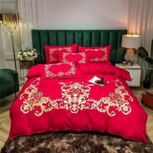 Four-piece set new bedding fashionable quilt cover comforter bedding sets king size bedding set bedding set bedding set queen
