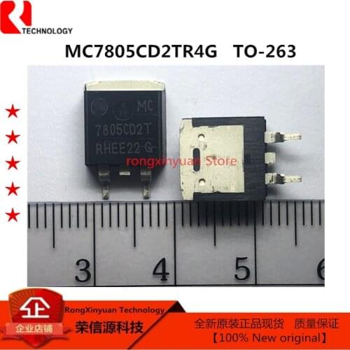 MC7805CD2TR4G TO-263 MC7805CD2TG 7805CD2T MC7805CD2T MC7805 7805 5V 1.0 A Positive Voltage Regulators 100% New original