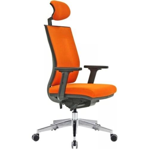 Space Office Viyano Meshed Manager Chair-Orange