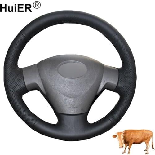Hand Sewing Car Steering Wheel Cover Top Cow Leather Volant For Toyota Corolla 2009- 2012 2013 Matrix 2009-2010 Auris 2007-2009