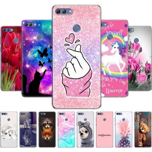 For Huawei P Smart 2018 Case Silicon TPU Soft Back Phone Case Cover For Huawei P Smart FIG-LX1 Enjoy 7S Protective Coque Bumper