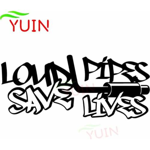 Loud Drum Saves Lives Funny Cartoon Car Stickers Fashion Decoration Personality PVC Waterproof Decals Can Be Customized Color