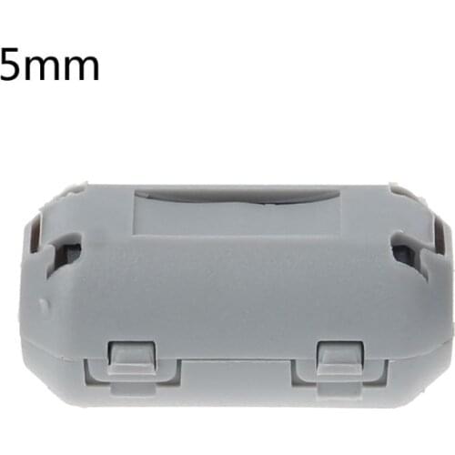 Clip-on Ferrite Choke Ring Cord RFI EMI Noise Suppressor Filter Cable Clip