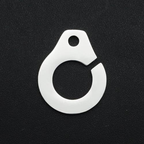 10pcs/lot 100% Stainless Steel Pendant DIY Bracelet For Woman Jewelry Making