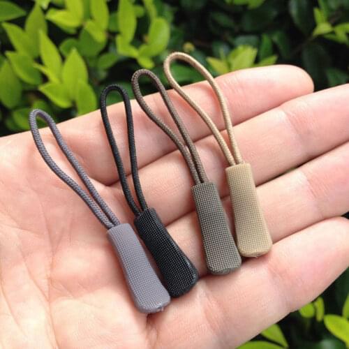 10 PCS Plastic Replacement Rope Puller Zipper Pull Zip Slider Fastener Repair Bag Zipper Accessories