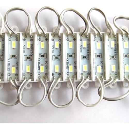 20pcs/lot DC12V mini LED Lighting Module 5730 SMD Waterproof IP66 Led Backlight for advertising box