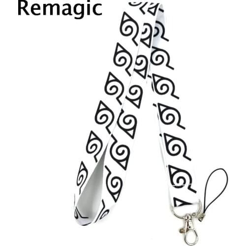 20pcs Funny Cartoon Anime Symbol Lanyard Keys Phone Holder Funny Neck Strap With Keyring ID Card DIY Animal webbing ribbon Hang