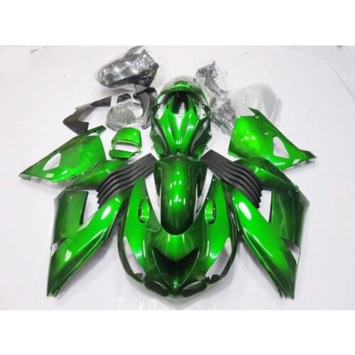 2021 WHSC ABS Plastic Full Fairings Fit For KAWASAKI 14R 2006 Fairing Bodywork Kit green