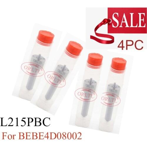 4 pieces L215PBC Diesel Injector Nozzle L 215 PBC Auto Part Nozzle for BEBE4D08002 Diesel Common Rail Injector