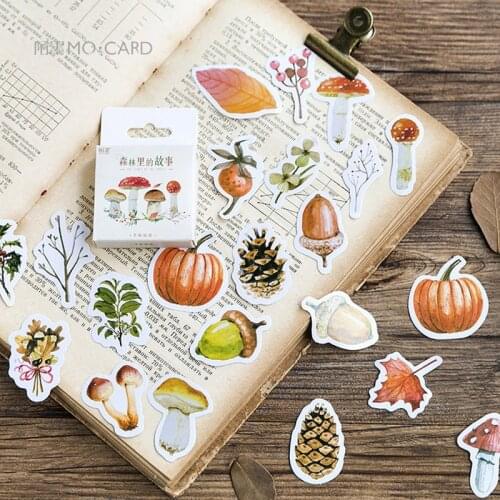 46 pcs/lot Plant fairy tale mini paper sticker package DIY diary decoration sticker album scrapbooking